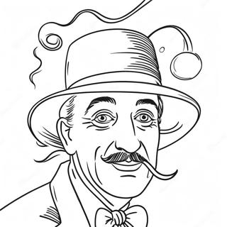 Salvador Dali Surrealist Artwork Coloring Page 66753-53521