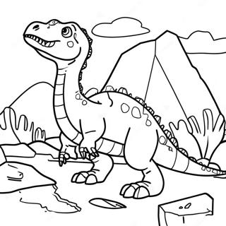 Ark Survival Evolved Dinosaur Coloring Page 66763-53527