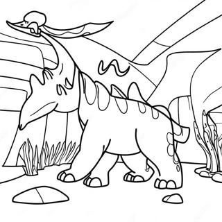 Ark Survival Evolved Taming Scene Coloring Page 66764-53533