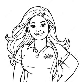 Adventurous Chelsea Barbie Coloring Page 66774-53541