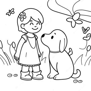 Goodbye Friend Coloring Page 6677-5437