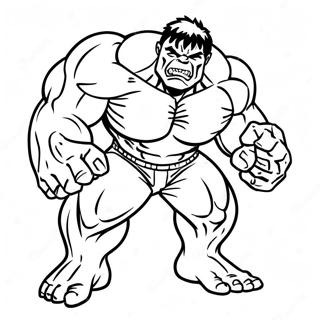 Hulk In Action Coloring Page 66784-53555