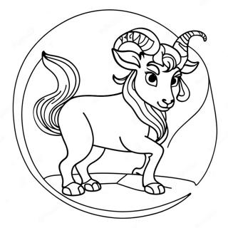 Capricorn Coloring Pages