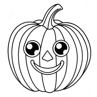 Pumpkin Face Coloring Page 66843-53592