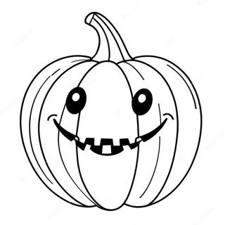 Smiling Pumpkin Face Coloring Page 66844-53598