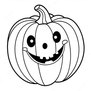 Smiling Pumpkin Face Coloring Page 66844-53600