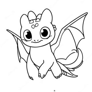 Toothless And Light Fury Coloring Pages