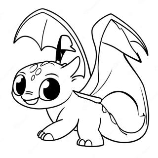 Toothless And Light Fury Flying Coloring Page 66873-53615