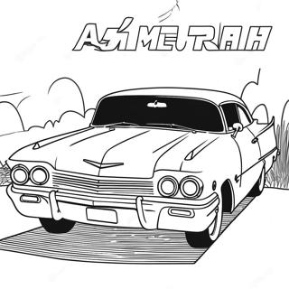 Chevy Impala Classic Coloring Page 66893-53636