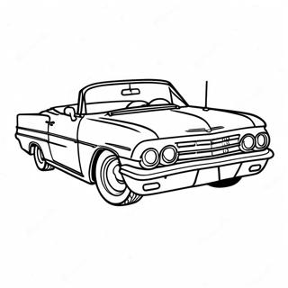 Chevy Impala Convertible Coloring Page 66894-53640