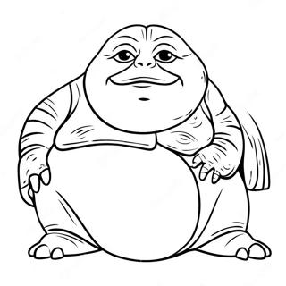 Jabba The Hutt Coloring Pages