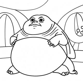 Jabba The Hutt Coloring Page 66913-53646