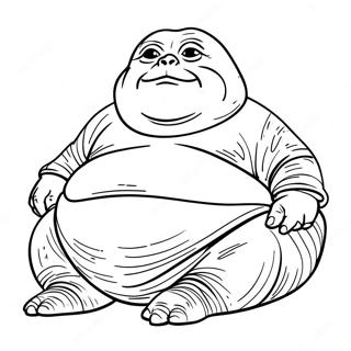 Jabba The Hutt Coloring Page 66913-53647