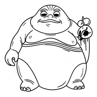 Jabba The Hutt Coloring Page 66913-53648