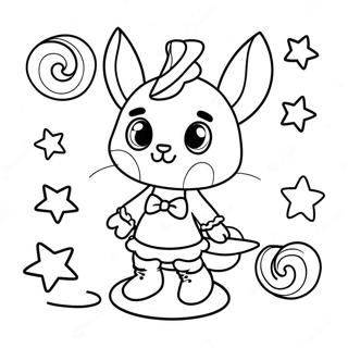 Cute Magic Mixies With Sparkling Wands Coloring Page 6697-5451