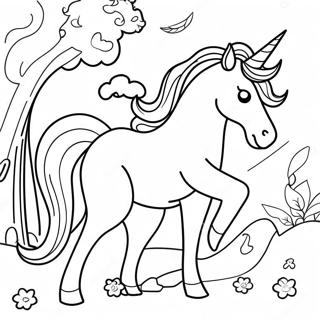 Unicorn Academy Coloring Pages