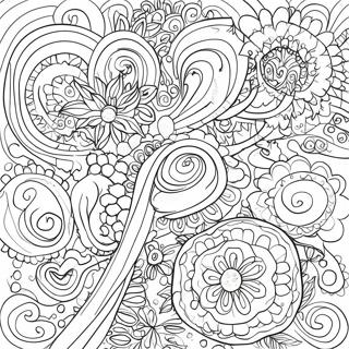 Scribbles And Ink Coloring Page 66993-53706