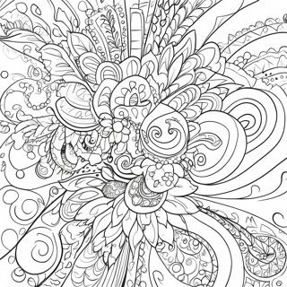 Scribbles And Ink Coloring Page 66993-53708