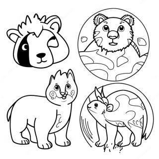 North American Animals Coloring Pages