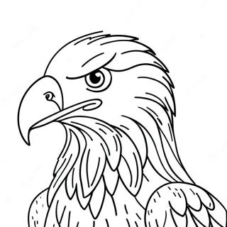 Majestic Bald Eagle Coloring Page 67024-53737