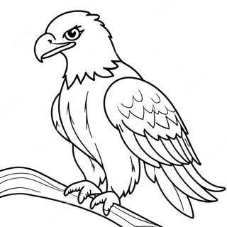 Majestic Bald Eagle Coloring Page 67024-53738