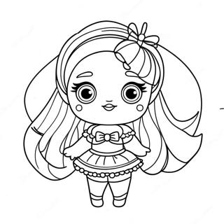 Sparkly Lol Dolls Coloring Page 67034-53742