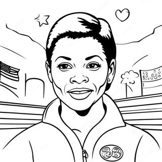 Wilma Rudolph Coloring Page 67043-53750