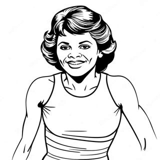 Wilma Rudolph Coloring Page 67043-53751