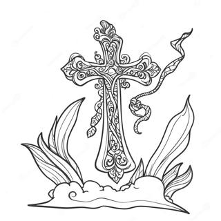 Red X Coloring Page 67053-53767