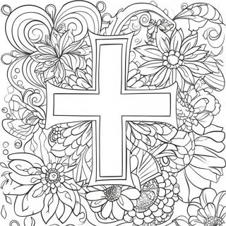 Bold Red X Coloring Page 67054-53759