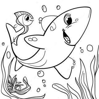 Shark Tale Coloring Page 67063-53762