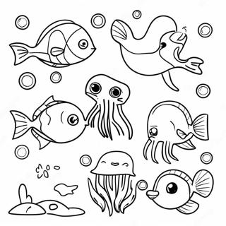 Sea Animals Coloring Pages