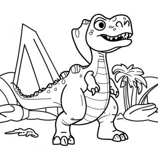 Dino Smashers Coloring Page 67073-53774