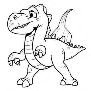 Fierce Dino Smashers Coloring Page 67074-53779