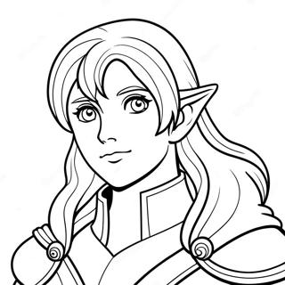 Fire Emblem Character Portrait Coloring Page 67094-53798