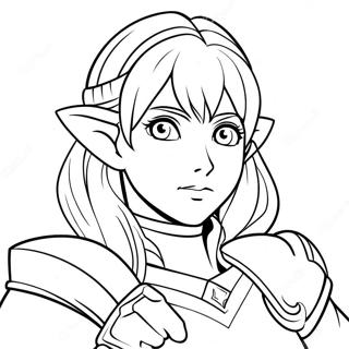 Fire Emblem Character Portrait Coloring Page 67094-53800