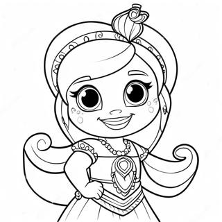 Leah Shimmer And Shine Coloring Pages