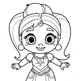 Leah Shimmer And Shine Sparkling Adventure Coloring Page 67114-53812