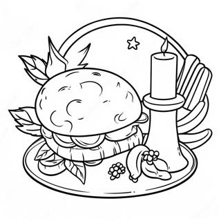 Shabbat Shalom Coloring Page 67123-53815