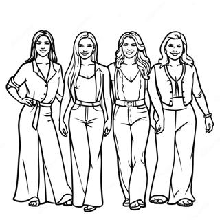 Mamma Mia Characters Coloring Page 67134-53825