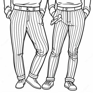 Striped Pants Coloring Page 67144-53833