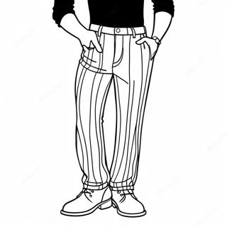 Striped Pants Coloring Page 67144-53834