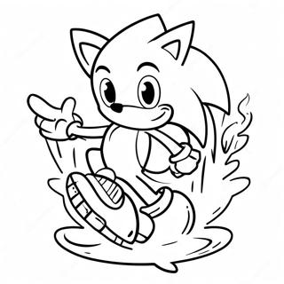 Sonic The Hedgehog With Cream Coloring Page 67164-53850