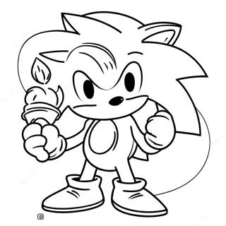 Sonic The Hedgehog With Cream Coloring Page 67164-53851