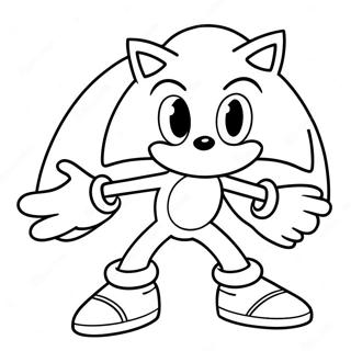 Sonic The Hedgehog With Cream Coloring Page 67164-53852