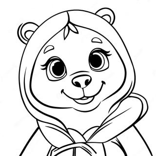 Masha And Bear Coloring Page 6716-5463