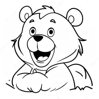 Masha And Bear Coloring Page 6716-5464