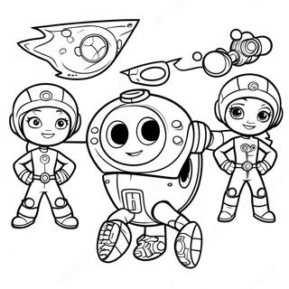 Rusty Rivets Team Adventure Coloring Page 67184-53861