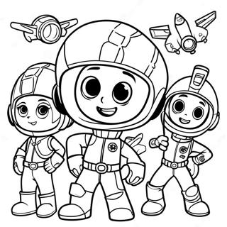 Rusty Rivets Team Adventure Coloring Page 67184-53863