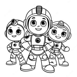 Rusty Rivets Team Adventure Coloring Page 67184-53864